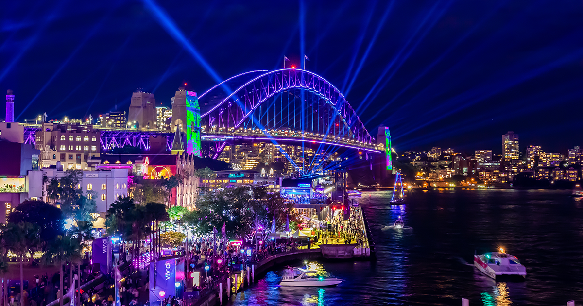 LTE and 5G wireless network edge solutions expand Vivid Sydney experience